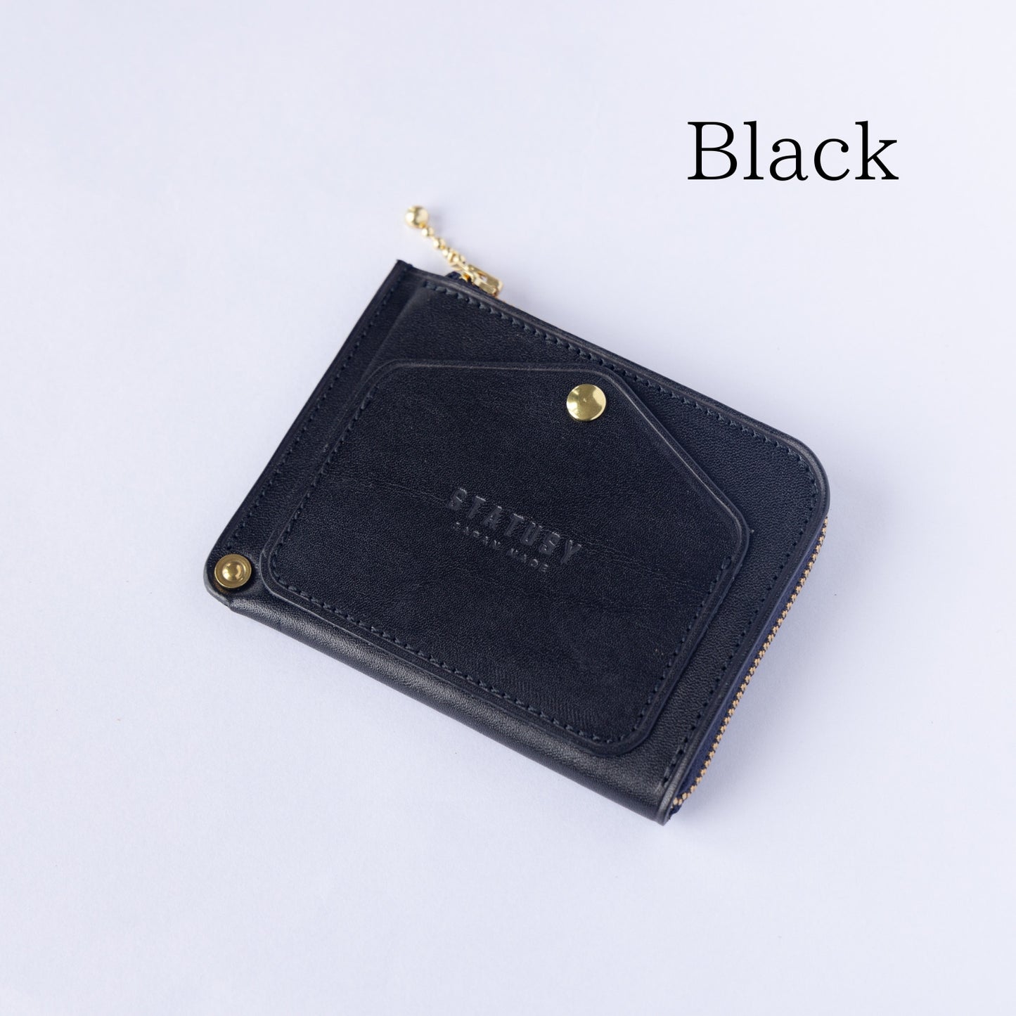 【STATUSY】栃木レザーイージーウォレット 日本製ハンドメイド ミニ財布 コンパクトウォレット