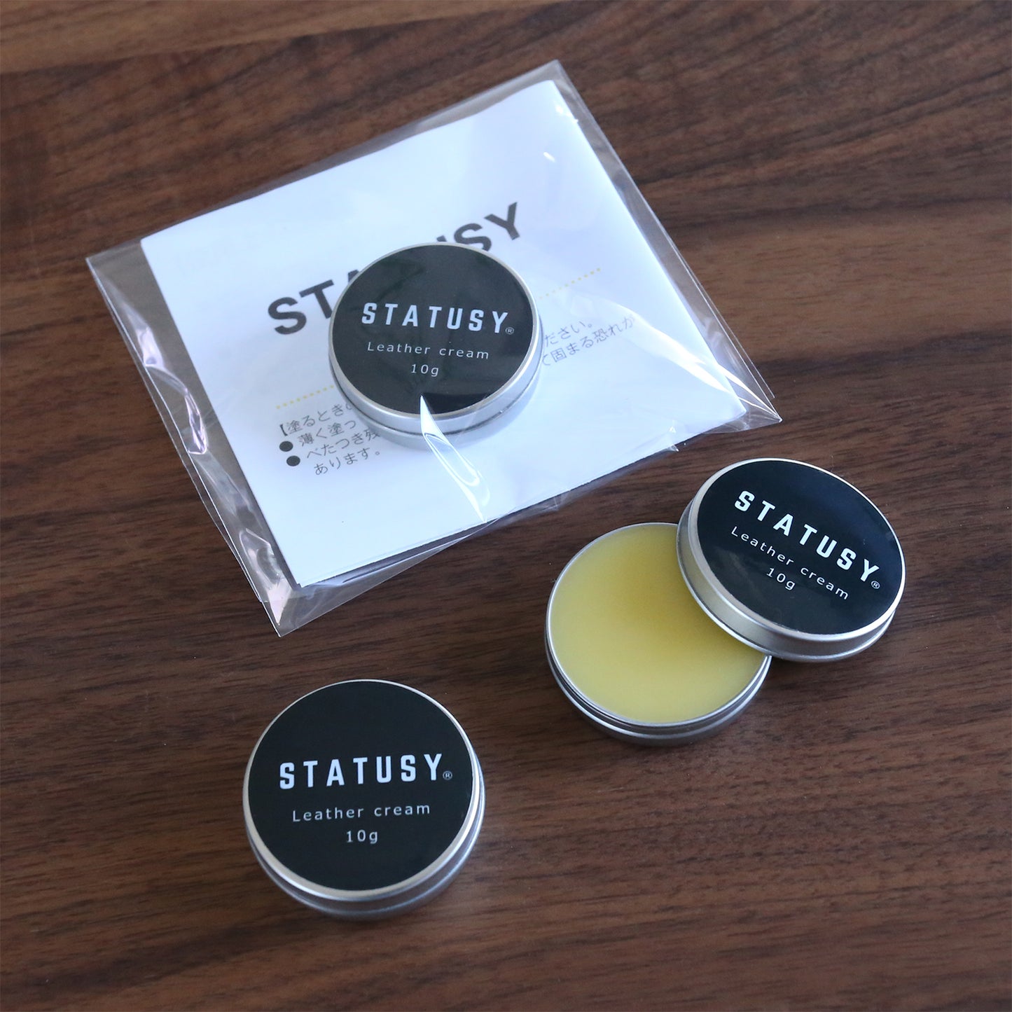 オリジナル革クリーム(メンテナス 蜜蝋みつろうクリーム)STATUSY(ステータシー)